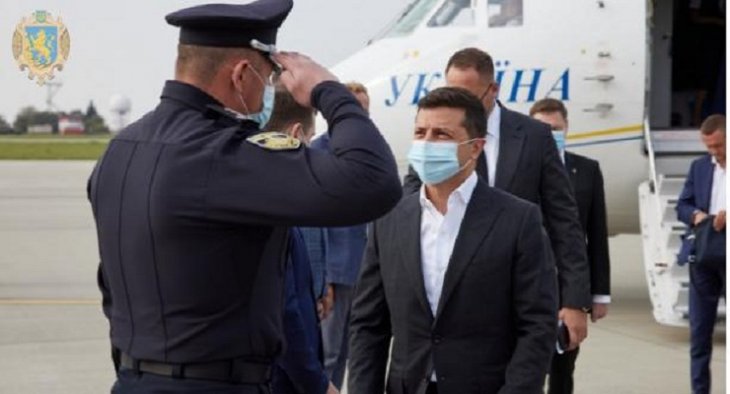 Зеленський прибув з робочою поїздкою на Львівщину