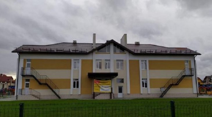 У Великому Любіні, що на Львівщині відкрили новозбудований дитячий садок