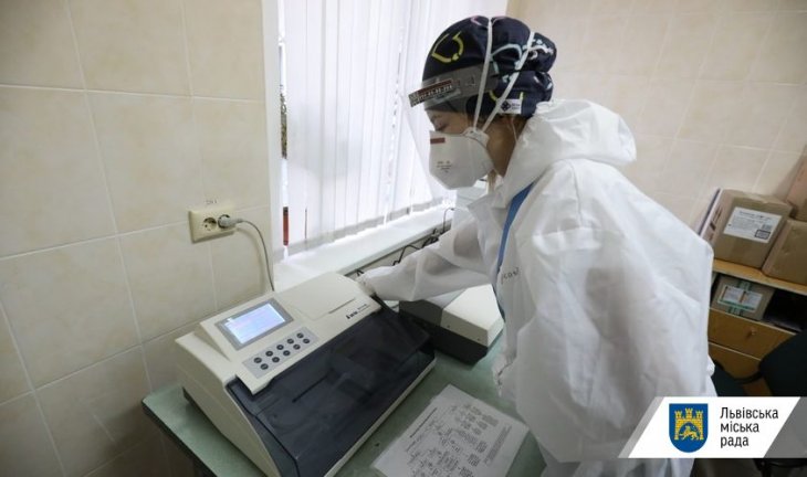 На Львівщині за останню добу проведено 784 ПЛР-тести, з яких 442 — позитивні